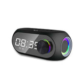 Kisonli Rgb Speaker Alarm Clock Bluetooth 5.0 Tf-Card For Mobile LP-2s